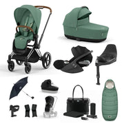 Cybex Priam Travel System With Cloud T - Leaf Green