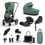 Cybex Priam Travel System With Cloud T - Leaf Green