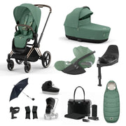 Cybex Priam Travel System With Cloud T - Leaf Green