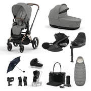 Cybex Priam Travel System With Cloud T - Mirage Grey