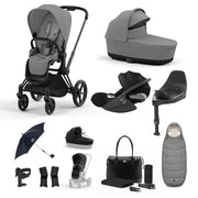 Cybex Priam Travel System With Cloud T - Mirage Grey