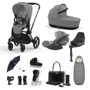 Cybex Priam Travel System With Cloud T - Mirage Grey