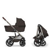 Cybex Talos S Lux Pushchair with Folding Cot - Chocolate Brown