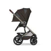 Cybex Talos S Lux Pushchair with Folding Cot - Chocolate Brown