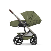 Cybex Talos S Lux Pushchair with Folding Cot - Moss Green