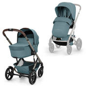 Cybex Talos S Lux Pushchair with Folding Cot - Stormy Blue