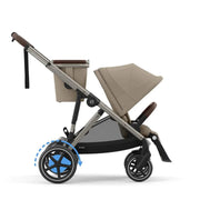 Cybex e-Gazelle Pushchair and Carrycot - Almond Beige