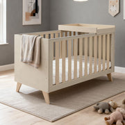 Dante Cot Bed with Cot Top Changer - Cashmere