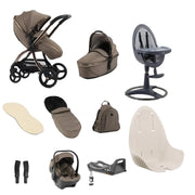 Egg3 With Egg Highchair Feeding Bundle - Mink