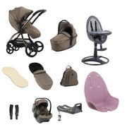 Egg3 With Egg Highchair Feeding Bundle - Mink