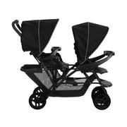 Graco Stadium Duo Tandem Double Pushchair - Black/Grey