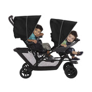 Graco Stadium Duo Tandem Double Pushchair - Black/Grey