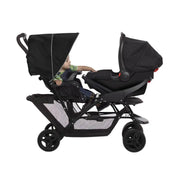 Graco Stadium Duo Tandem Double Pushchair - Black/Grey