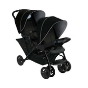 Graco Stadium Duo Tandem Double Pushchair - Black/Grey