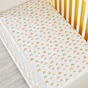 Ickle Bubba 2 Pack Cot Bed Sheets - Rainbow Dreams
