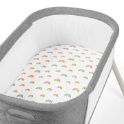 Ickle Bubba 2 Pack Fitted Crib Sheets - Rainbow Dreams