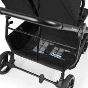Ickle Bubba Altair Double Stroller - Black