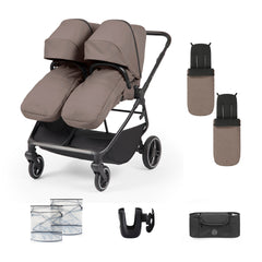 Ickle Bubba Altair Double Stroller - Mink