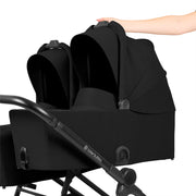 Ickle Bubba Altair Growing Families 13 Piece Travel System with i-Size Nimbus 180° Spin Car Seat & ISOFIX Base - Black