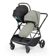 Ickle Bubba Altair Growing Families 13 Piece Travel System with i-Size Nimbus 180° Spin Car Seat & ISOFIX Base - Laurel Green