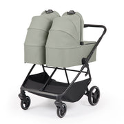 Ickle Bubba Altair Growing Families 13 Piece Travel System with i-Size Nimbus 180° Spin Car Seat & ISOFIX Base - Laurel Green
