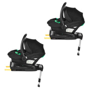Ickle Bubba Altair Twin 17 Piece Travel System with i-Size Nimbus 180° Spin Car Seats & ISOFIX Bases - Mink