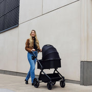 Ickle Bubba Altima 12 Piece Travel System with i-Size Nimbus Car Seat & Spin ISOFIX Base - Black