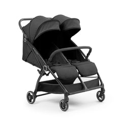 Ickle Bubba Aries Double Auto-fold Stroller - Graphite Grey