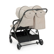 Ickle Bubba Aries Double Auto-fold Stroller - Stone