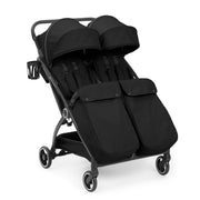 Ickle Bubba Aries Double Max Auto-fold Stroller - Black