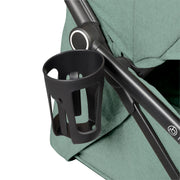 Ickle Bubba Aries Double Max Auto-fold Stroller - Sage Green