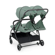 Ickle Bubba Aries Double Max Auto-fold Stroller - Sage Green