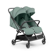 Ickle Bubba Aries Double Max Auto-fold Stroller - Sage Green