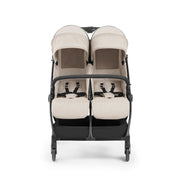 Ickle Bubba Aries Double Max Auto-fold Stroller - Stone
