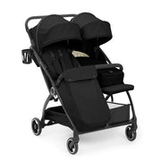 Ickle Bubba Aries Double Prime Auto-fold Stroller - Black
