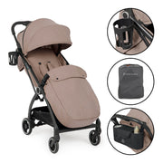 Ickle Bubba Aries Prime Auto Fold Stroller - Biscuit
