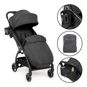 Ickle Bubba Aries Prime Auto Fold Stroller - Graphite