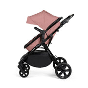 Ickle Bubba Comet 3-In-1 Travel System With Astral Car Seat - Black / Dusty Pink
