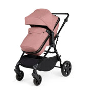 Ickle Bubba Comet 3-In-1 Travel System With Astral Car Seat - Black / Dusty Pink
