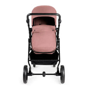 Ickle Bubba Comet 3-In-1 Travel System With Astral Car Seat - Black / Dusty Pink