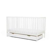 Ickle Bubba Hartley Classic Cot with Under Drawer - White