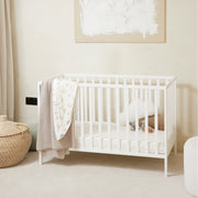 Ickle Bubba Hartley Classic Cot with Under Drawer - White