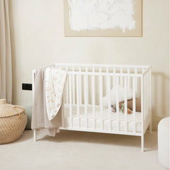 Ickle Bubba Hartley Classic Cot with Under Drawer - White
