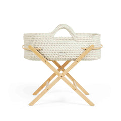Ickle Bubba Nova Moses Basket & Stand - Cloud