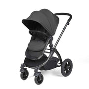 Ickle Bubba Stomp Luxe 12 Piece Travel System with Maxi-Cosi Cabriofix i-Size Car Seat & ISOFIX Base - Charcoal