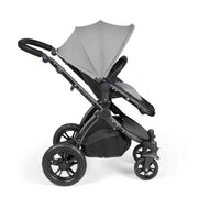 Ickle Bubba Stomp Luxe 12 Piece Travel System with Maxi-Cosi Cabriofix i-Size Car Seat & ISOFIX Base - Pearl Grey