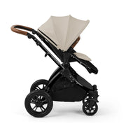 Ickle Bubba Stomp Luxe 12 Piece Travel System with i-Size Cirrus Car Seat & ISOFIX Base - Stone