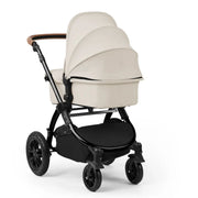 Ickle Bubba Stomp Luxe 12 Piece Travel System with i-Size Cirrus Car Seat & ISOFIX Base - Stone