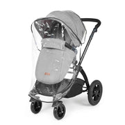 Ickle Bubba Stomp Luxe 12 Piece Travel System with i-Size Nimbus Car Seat & Spin ISOFIX Base - Pearl Grey