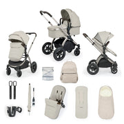 Ickle Bubba Stomp Luxe Elements Edition 12 Piece Pram - Moonbeam